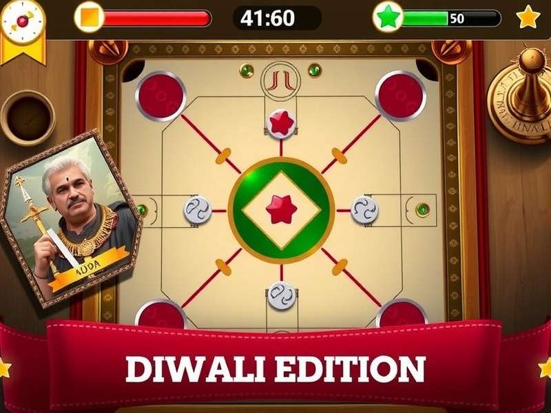 Elite Carrom Gladiator Game Screenshot